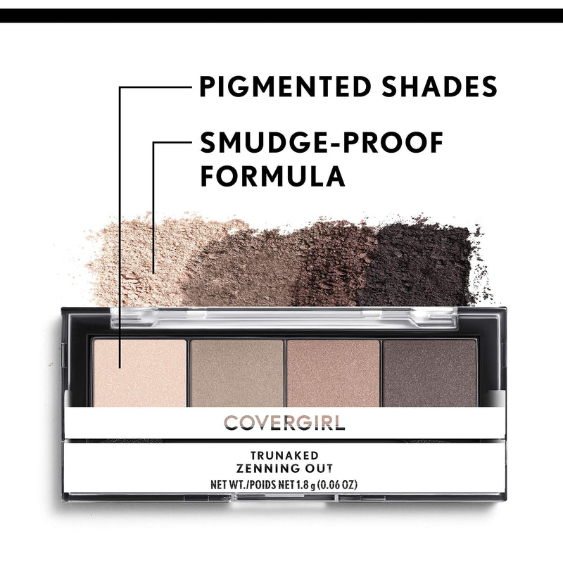 COVERGIRL COVERGIRL Trunaked Quad Eyeshadow Palette, Dreamland, Dreamland, 0.06 Ounce (99350046919) COVERGIRL