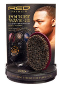 KISS Red Premium Pocket Wave Bow Wow Curved Palm Brush Hard BORPP03 Kiss Store