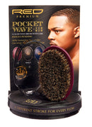 KISS Red Premium Pocket Wave Bow Wow Curved Palm Brush Soft BORPP01 KISS