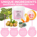 Divine Derriere Ingrown Hair Treatment Pads (Razor Bump Stopper) After Shave Solution to Eliminate Ingrown Hairs and Razor Burns - Ingrown Hair Treatment Pads for Men and Women Divine Derriere