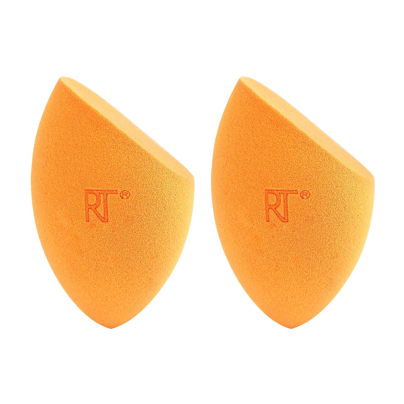Real Techniques Miracle Complexion Sponge Makeup Blender, For Makeup and Foundation Blending, Set of 2 Beauty Sponges Real Techniques