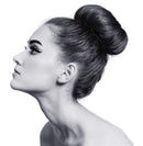 Beaute Galleria Hair Donut Bun Maker Ring Style Mesh Chignon Ballet Sock Bun (X-Large, Black) Beaute Galleria