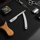 Barber Straight Razor - Stainless Steel Straight Edge Razor with 10 Derby Premium Blades (White) GRAVITY RAZORS Store