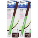 Maybelline New York Define-a-line Eyeliner Makeup, Brownish Black (Pack of 2) Maybelline New York