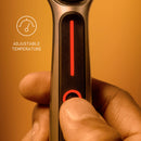 Gillette Heated Mens Razor by GilletteLabs, Deluxe Starter Shaving Kit for Men, Includes 1 Handle, 2 Razor Blade Refills, 1 Charging Dock Gillette