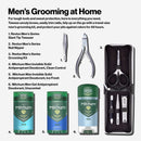 Revlon Men's Series Slant Tip Tweezer, Stainless Steel Eyebrow Hair Removal Tool REVLON