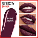 Maybelline SuperStay 24, 2-Step Liquid Lipstick, Extreme Aubergine Maybelline New York