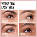 Maybelline Lash Sensational Waterproof Mascara, Brownish Black, 0.32 Fl Oz; (Packaging May Vary) Maybelline New York