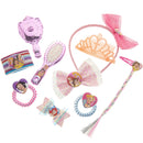 Townley Girl Disney Princess Hair Accessory Activity Set for Girls, Ages 3+ With 20 Pieces Including Hair Brush, Mirror, Tiara Bows and More, for Parties, Sleepovers and Makeovers Townley Girl Store