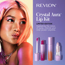Revlon Crystal Aura Collection Lip Kit, Limited Edition Lipstick and Lip Oils, Pack of 3, Multicolor REVLON