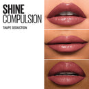Maybelline New York Color Sensational Shine Compulsion Lipstick Makeup, Taupe Seduction, 0.1 Ounce Maybelline New York