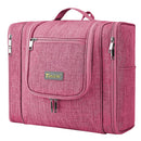 BALEINE Toiletry Bag for Women and Men, Water-Resistance Cosmetic Bags Makeup Organizer for Toiletries with Hanging Hook (Extra Large, Pink) BALEINE