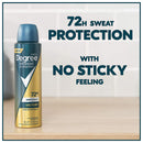 Degree Antiperspirant Deodorant Spray 72 HR Wetness Protection Victory Strongest Antiperspirant Spray for Excessive Armpit Sweat 3.8 oz 3 Count DEGREE Store