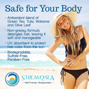 Stream2Sea Leave-in Hair Conditioner with Conditioning Shampoo & Body Wash - Natural, UV Absorbent Paraben-Free Hair Care - Conditions, Detangles & Cleanses Hair & Body - Sulfate Free & Paraben Free STREAM 2 SEA
