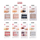 Kiss Nails GEL FANTASY- Medium Design Nails w/Adhesive Tabs & Glue (KGN07-RUSH HOUR) KISS