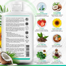 Nano-Hydroxyapatite Oil Pulling Whitening Mouthwash for Teeth and Gums, Natural & Organic, Whitens Teeth, Strengthens Enamel, Fights Bad Breath & Plaque – Smooth & Non-Greasy – for Adults & Kids 8oz Infinity Warehouse