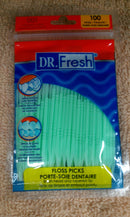 Dr. Fresh Floss Picks 100 Count Single Pack Dr. Fresh