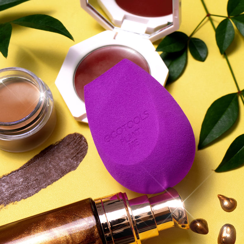 EcoTools, BioBlender by Natural Makeup Blender Beauty Sponges for Liquid and Cream Foundation, Purple EcoTools Store