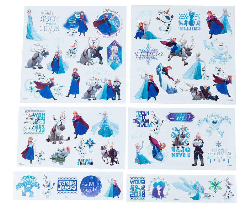 Savvi Disney Temporary Tattoos, Set of 50, Disney Frozen Savvi