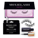 MoxieLash Magnetic Eyelashes with Eyeliner Kit - Classy Kit - Natural Looking False Eyelashes - Set of Classy Lashes + Magnetic Eyeliner + Eyeliner Remover Swabs - USA Owned - No Glue MoxieLash Store