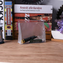 BLUECELL 10 PCS Mini Small PVC Transparent Plastic Cosmetic Organizer Bag Pouch With Zipper Closure,Travel Toiletry Makeup Bag BLUECELL