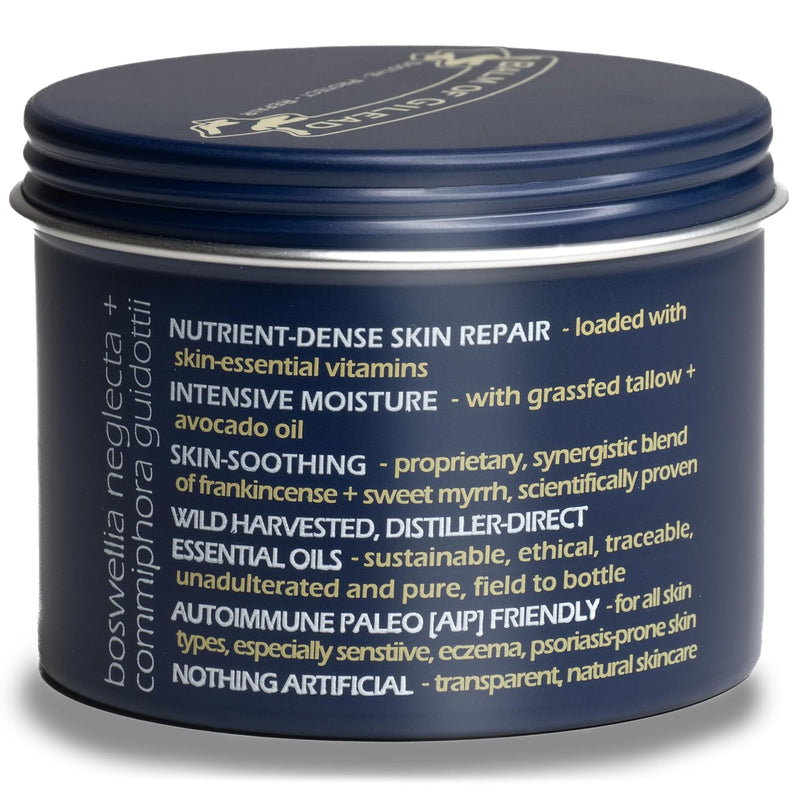 BALM OF GILEAD Foot Healing Cream – Frankincense & Sweet Myrrh Moisturizer for Sensitive Skin - Relieving Foot Therapy & Diabetic Skin Healing - Deeply Nourishing & Synergistic Cream Infinity Warehouse