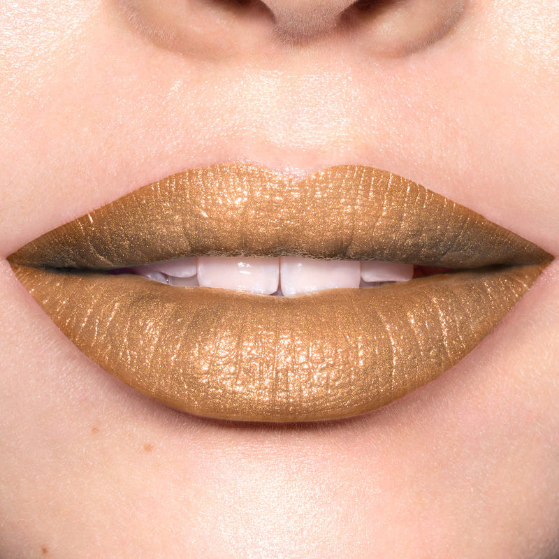 Revlon Super Lustrous Lipstick, High Impact Lipcolor with Moisturizing Creamy Formula, Infused with Vitamin E and Avocado Oil in Gold Pearl, Gold Goddess (041), 0.6 Ounce (Pack of 1) REVLON