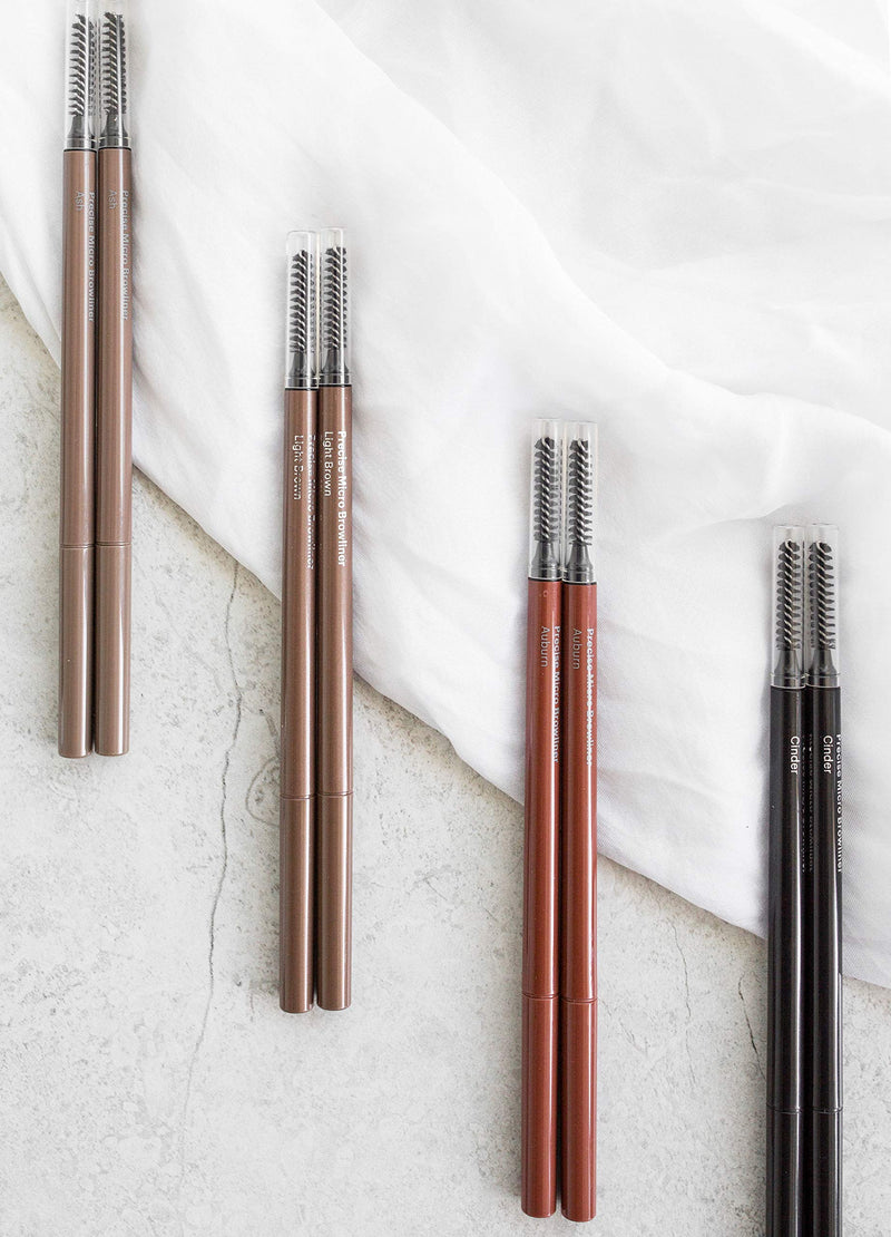 Glo Skin Beauty Precise Micro Browliner in Raven Black - Fine Tip Precision Eyebrow Pencil - 6 Shades, Eye Brow Filler Glo Skin Beauty
