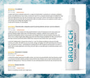 BRIOTECH Topical Skin Spray, Pure HOCl, Tattoo & Piercing Aftercare, Sea Salt Cleansing Solution, Natural Saline Toner, Hypochlorous Acid Facial Mist, Skin Care Relief for Bumps Scars & Blemishes BRIOTECH