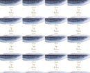 ZZYBIA Homemade Skincare Products Adhesive Labels Stickers for Lip Balm Container Tubes 20pcs (Blue Sapphire) ZZYBIA