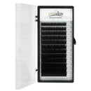 LASHVIEW Ellipse Flat Eyelash Extension,Flat Eyelash Extension supplies,Individual Lashes,0.15mm C Curl Mixed Length,Lash Extension,Semi-Permanent,Extremely Light & Soft,Professional Salon Use LASHVIEW
