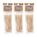 Amish Valley Products Hairpins Crinkled Heavy Duty Stainless Steel Handmade Hair Pin Use in place of Hair Clips Barrettes Bobby Pins Snag-less (2 1/2 inch, Blonde) Amish Valley Products