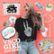 VSCO Girl Stuff - Flask Stickers, Reusable Straw & Teen Accessories Kit in a Cosmetic Bag Baby Mushroom