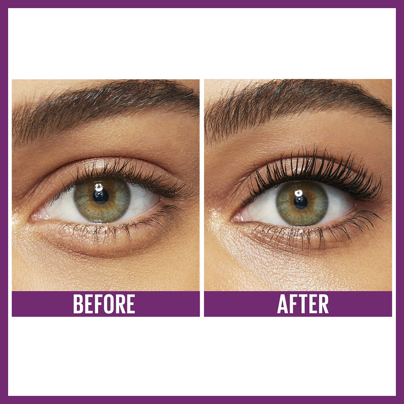 Maybelline the Falsies Lash Lift Washable Mascara Volumizing, Lengthening, Lifting, Curling, Multiplying, Eye Makeup, Blackest Black, 0.32 Fl; Oz Maybelline New York