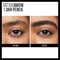 Maybelline TattooStudio Waterproof Eyebrow Pencil, Sharpenable, Longwear, Long Lasting Eyebrow Pencil, Defined Brows, Pigment Brow Pencil, Up to 36HR, Spoolie Eyebrow Brush, Black Brown, 0.026 oz. Maybelline New York
