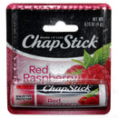 Chapstick (1) Stick Red Raspberry Flavored Lip Balm Lip Care Carded 0.15 oz ChapStick