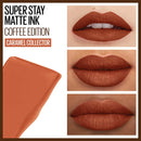 Maybelline New York SuperStay Matte Ink Liquid Lipstick, Coffee Edition, Caramel Collector, 0.17 Ounce Maybelline New York