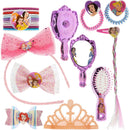 Townley Girl Disney Princess Hair Accessory Activity Set for Girls, Ages 3+ With 20 Pieces Including Hair Brush, Mirror, Tiara Bows and More, for Parties, Sleepovers and Makeovers Townley Girl Store