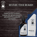 Vanilla Beard Oil – All Natural Leave In Conditioner enhanced with Organic Argan & Jojoba Oils – Large 2oz Size – Softens, Strengthens, & Hydrates for Healthy Beards and Mustaches Beard Reverence