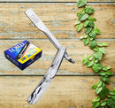 100 BLADES + Facón Professional Marble Straight Edge Barber Razor - Salon Quality Cut Throat Shavette FACON