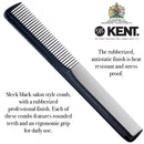 Kent SPC80 Salon-Style Dressing Cutting Comb with Wide and Fine Teeth - Professional Barber Haircut Comb for Styling and Teasing for All Hair Types - Kent Quality Barber Supplies KENT