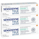 Sensodyne True White Sensitive Teeth Whitening Toothpaste for Stained Teeth, Cavity Prevention and Sensitive Teeth Treatment, Extra Fresh - 3 Ounces (Pack of 3) Sensodyne