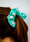 Happie Hare Scrunchies - Cotton Rounds Elastic Hair Bands - Scrunchy Hair Ties - Girls Hair Accessories - Gifts for Women (4 Pack, Volleyball Sport Scrunchie) Happie Hare
