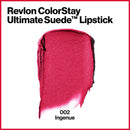 Revlon ColorStay Ultimate Suede Lipstick, Longwear Soft, Ultra-Hydrating High-Impact Lip Color, Formulated with Vitamin E, Ingenue (002), 0.09 oz REVLON