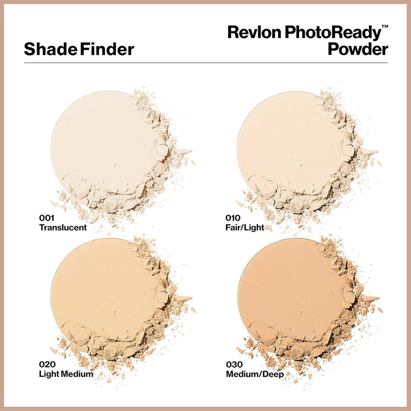Revlon PhotoReady Blurring Face Powder Makeup, Longwear, Light-Medium Coverage with Flawless Finish, Shine & Oil-Free, 010 Fair Light, 0.25 oz Infinity Warehouse