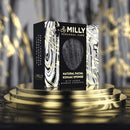 Konjac Sponge for Face - All Natural and Reusable - Konjac Facial Sponge with Activated Bamboo Charcoal - Gentle Exfoliating and Cleaning for All Skin Types - Biodegradable - Black By MILLY
