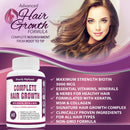 Premium Hair Growth for Women & Men - Hair Growth Vitamins w/ Biotin & Keratin - Prevents Hair Loss & Thinning, Supports Thicker Healthier Hair Growth - Supplement for All Hair Types, 60 Capsules Purely Optimal
