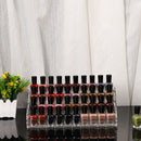 Cq acrylic Clear Nail Polish Organizers And Storage,4 Layer Multifunctional Ladder Sunglasses Holder and Sunglass Display Rack Tabletop Stand Cq acrylic Store