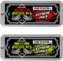 Mustache Wax 2 Pack - Extreme Hold Beard & Moustache Wax for Men - Strong Hold Helps Train Tame & Style - Citrus & Sandalwood Scents- 0.5oz each Viking Revolution