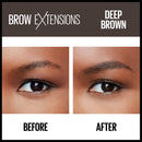 Maybelline New York Brow Extensions Eyebrow fiber Pomade Crayon, Fiber Stickeyebrow Makeup, Soft Matte Finish, 260 DEEP BROWN, 0.014 Ounce Maybelline New York